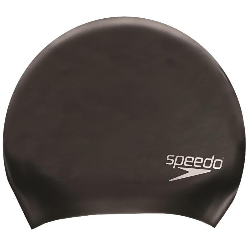 Speedo Long Hair Swim Cap - Black