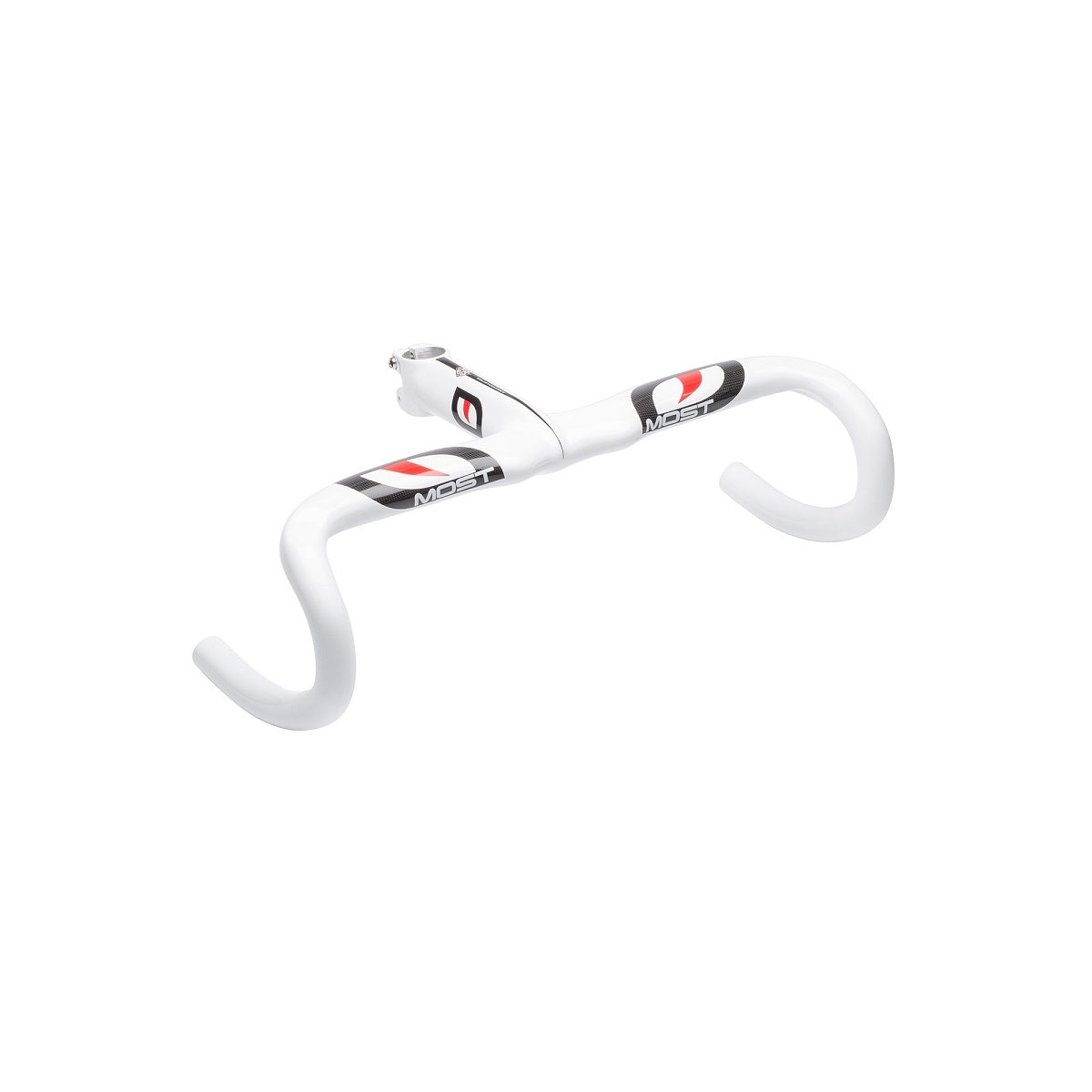 MOst Talon Compact 1K Carbon Integrated Handlebars - White