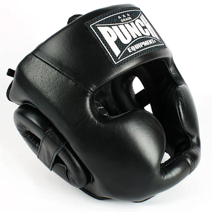 Punch Trophy Getters Full Face Head Guard - Black