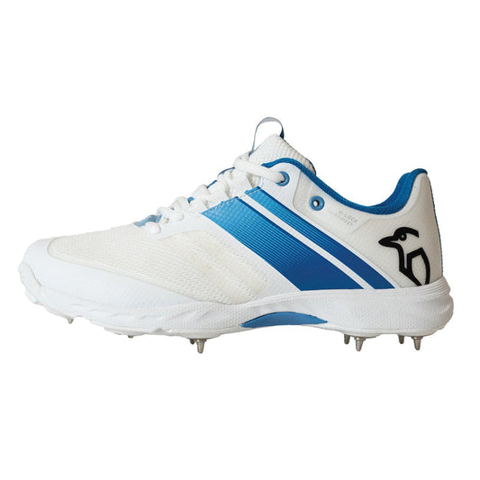 Kookaburra Pro 2.0 Spike Cricket Shoes - White/Blue