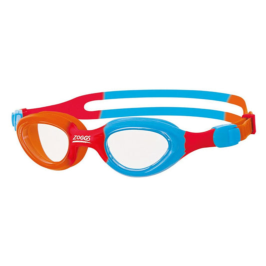 Zoggs Little Super Seal Swimming Goggles - Orange/Blue
