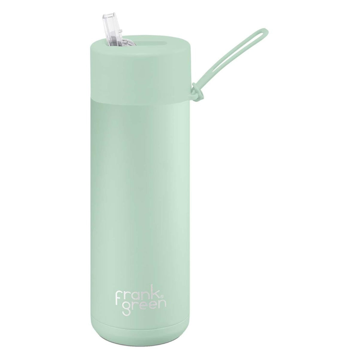 Frank Green Ceramic Reusable Straw Lid Bottle - Mint Gelato - 595ml