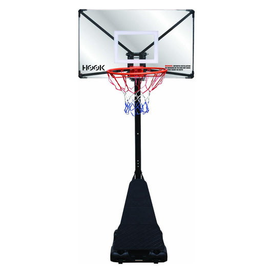 Hook 54" Power Lift Infinity Edge Angled Basketball System