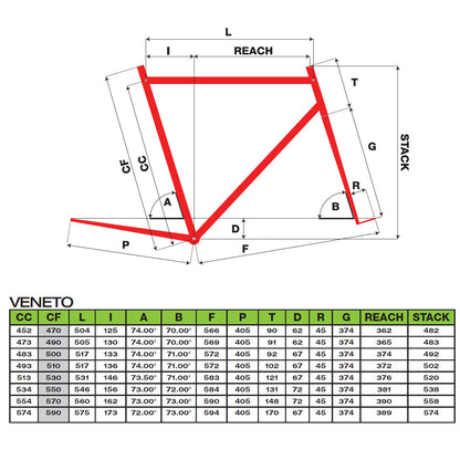 Pinarello Veneto Steel Bike - White