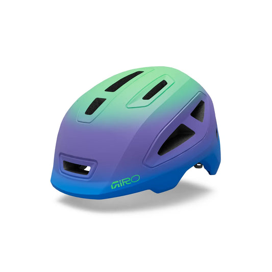 Giro Scamp II Youth Helmet - Blue/Green Fade