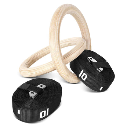 Shu Gym Rings Wooden