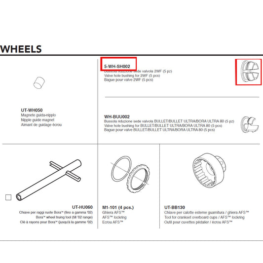 Campagnolo Genuine Spare Part WH-SH002