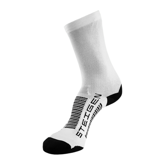 Steigen 3/4 Length Performance Socks - White