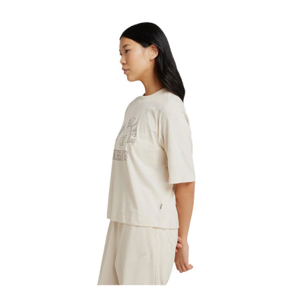 New Balance Graphic Jersey T-Shirt - Linen