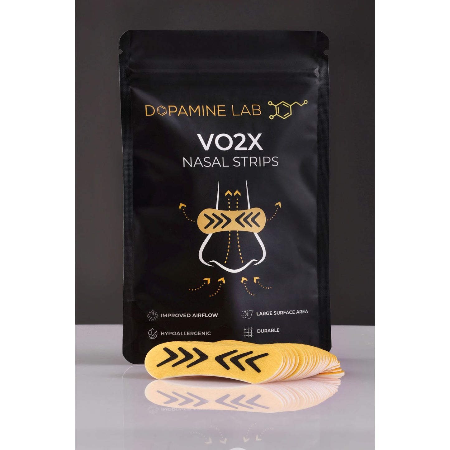 Dopamine Lab VO2X Nasal Strips - Yellow