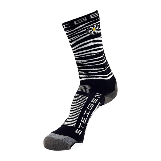 Steigen 3/4 Length Performance Socks - Zebra